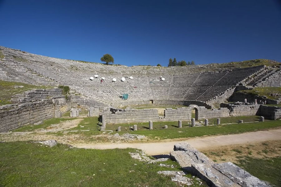 The ancient theater of Dodoni  