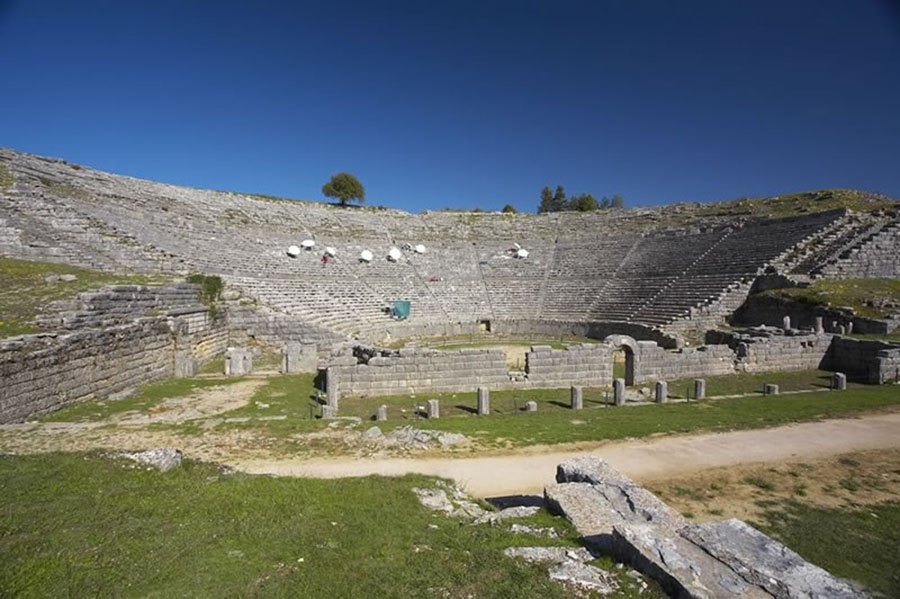 The ancient theater of Dodoni