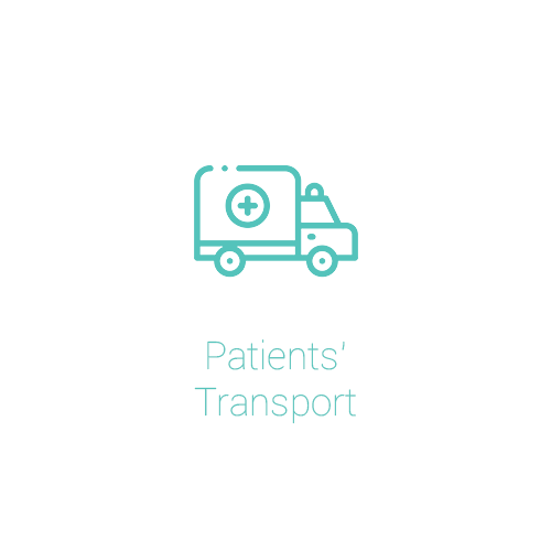 patients' transport graphic banner